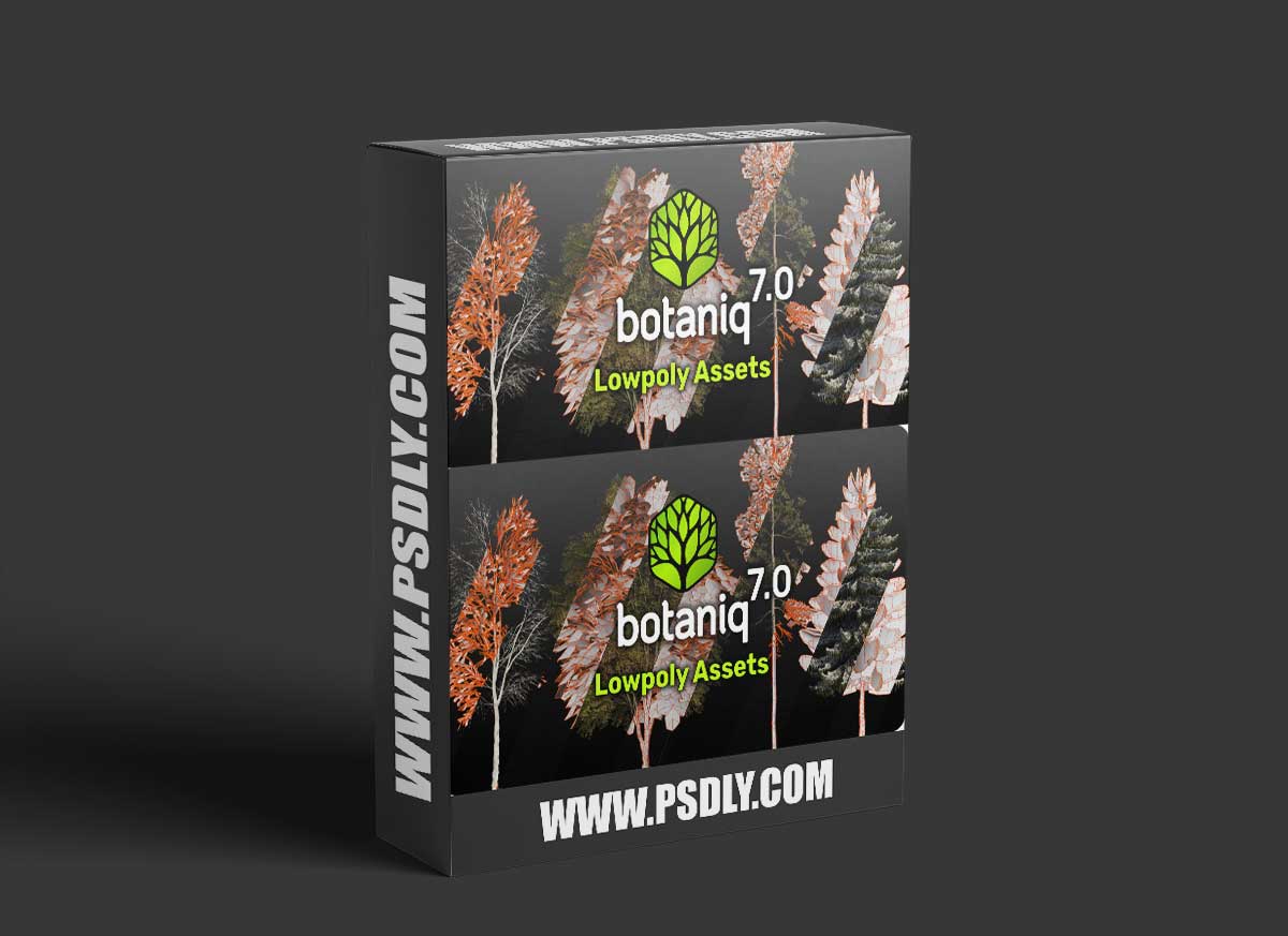 Blender - Botaniq v7 - Tree And Grass Library