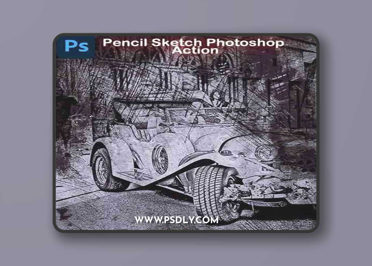 GraphicRiver - Pencil Sketch Photoshop Action 44590960