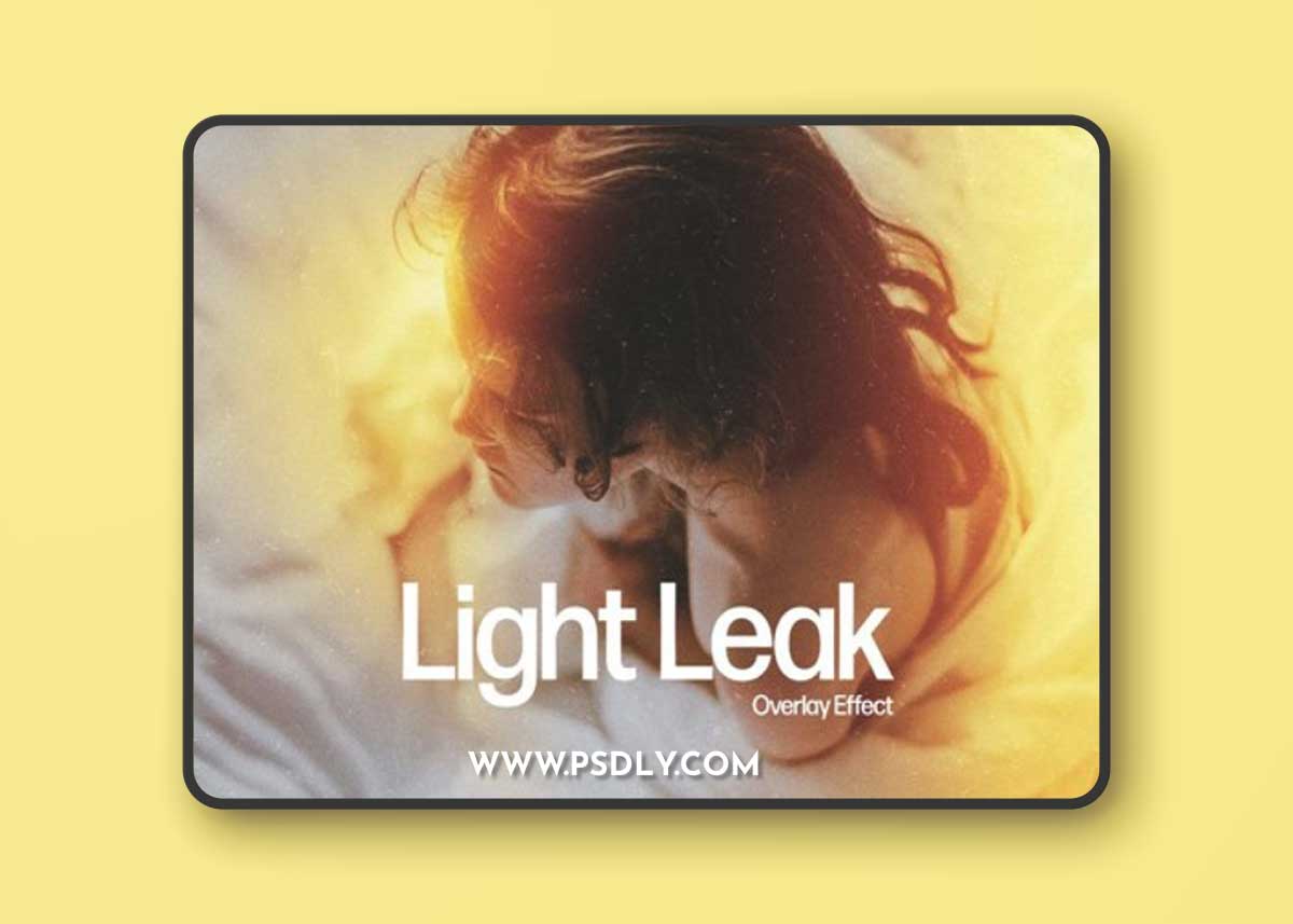 Light Leak Overlay - Vintage Photoshop Effect