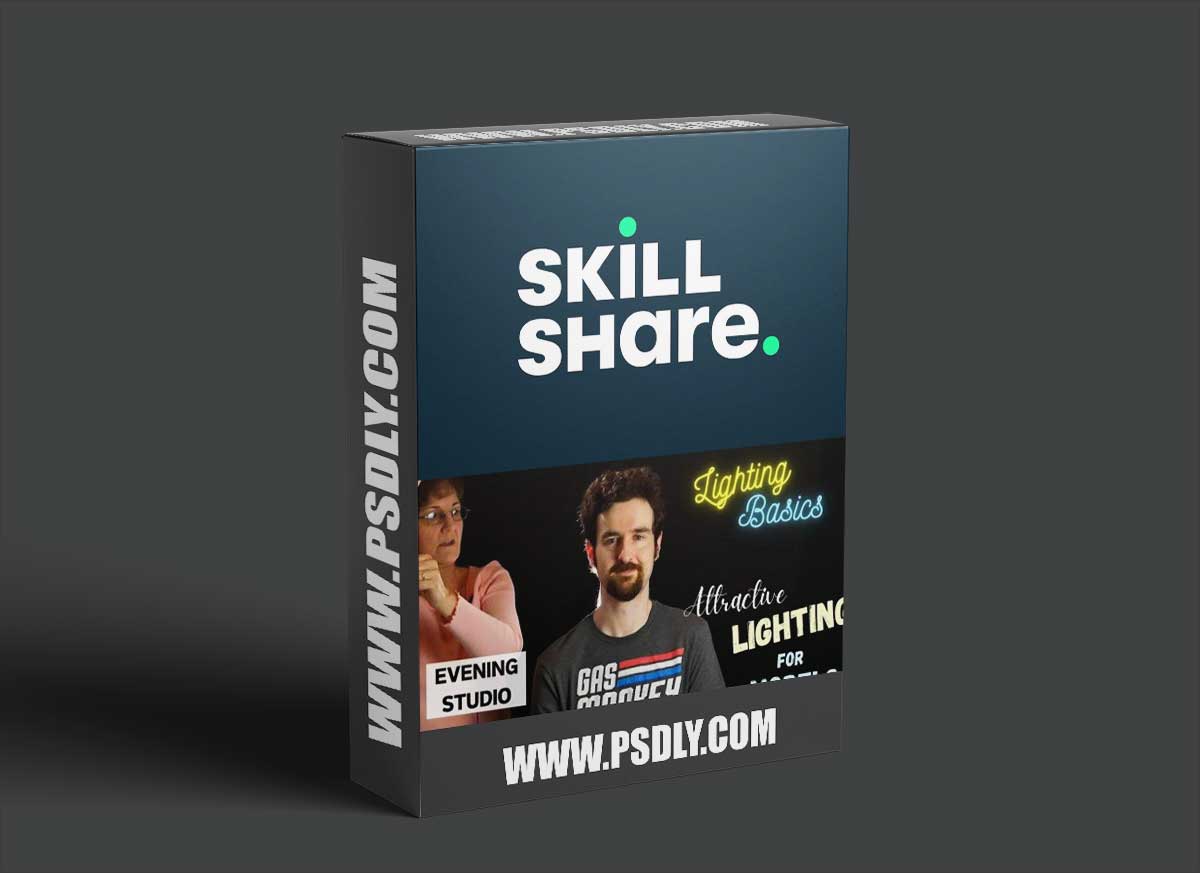 Lighting Basics - Evening Studio: How to Create Attractive Model Lighting + 3-Point Lighting