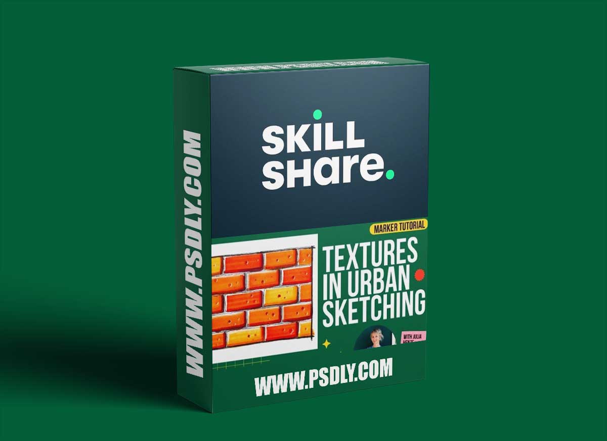 Marker Textures in Urban Sketching: Techniques for Roofs & Brick Walls