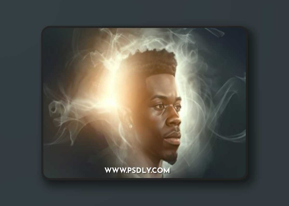 Smoke Editable Photo Effect Template