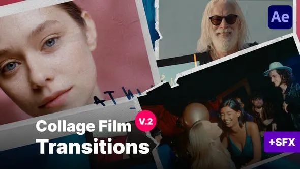 Videohive Collage Transitions v2 50573129