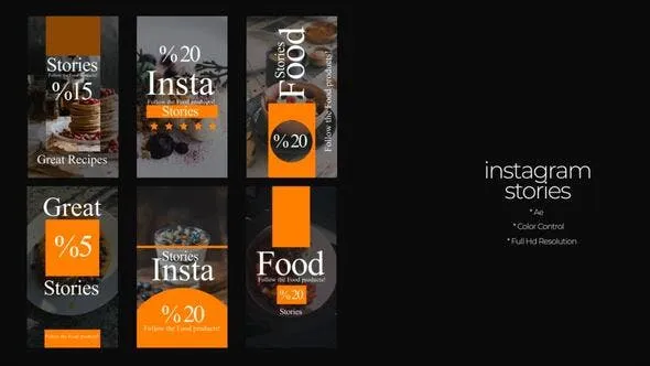 Videohive Food Instagram Stories 50791267