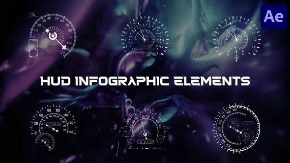 Videohive HUD Infographic Elements for After Effects 50786428