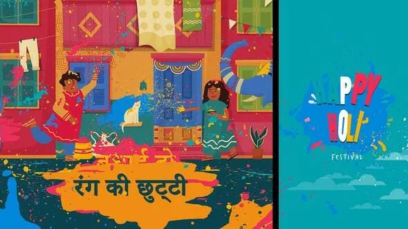 Videohive Holi Intro 50867564