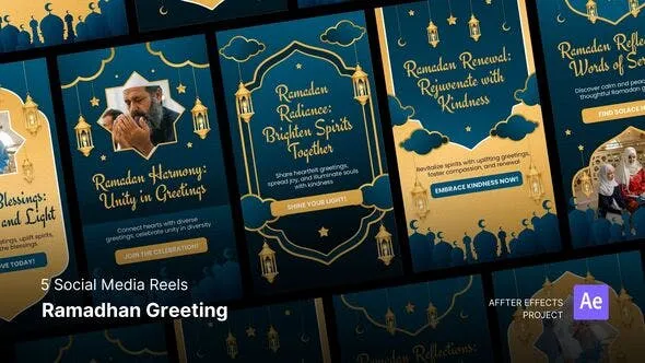 Videohive Social Media Reels - Ramadan Greeting After Effects Template 50972746