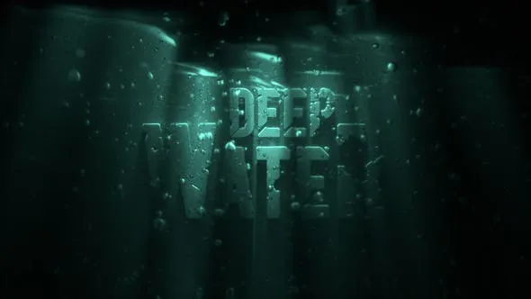 Videohive Under Water Logo 50926740