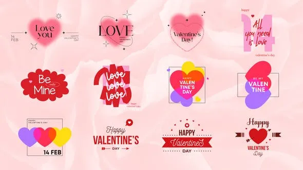 Videohive Valentine's Day Titles 50693959