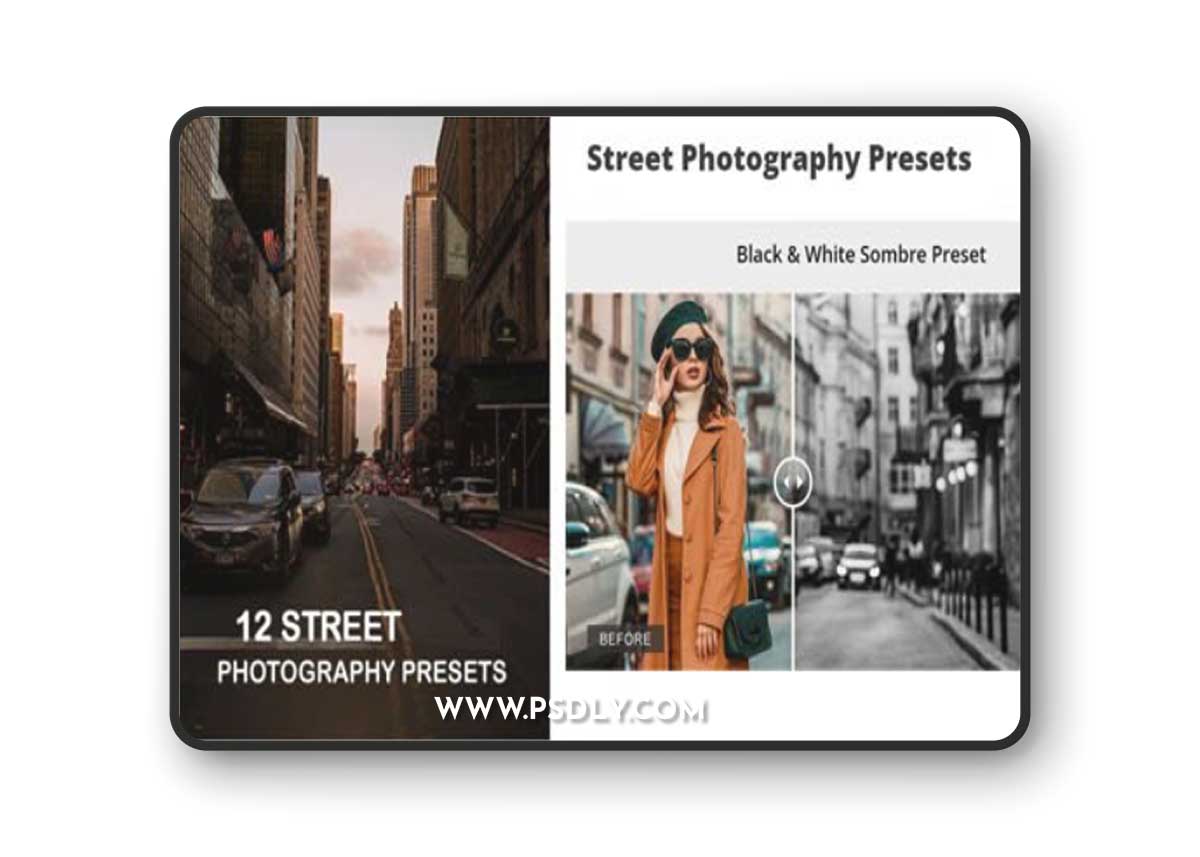 12 Street Photography Lightroom Presets Pack