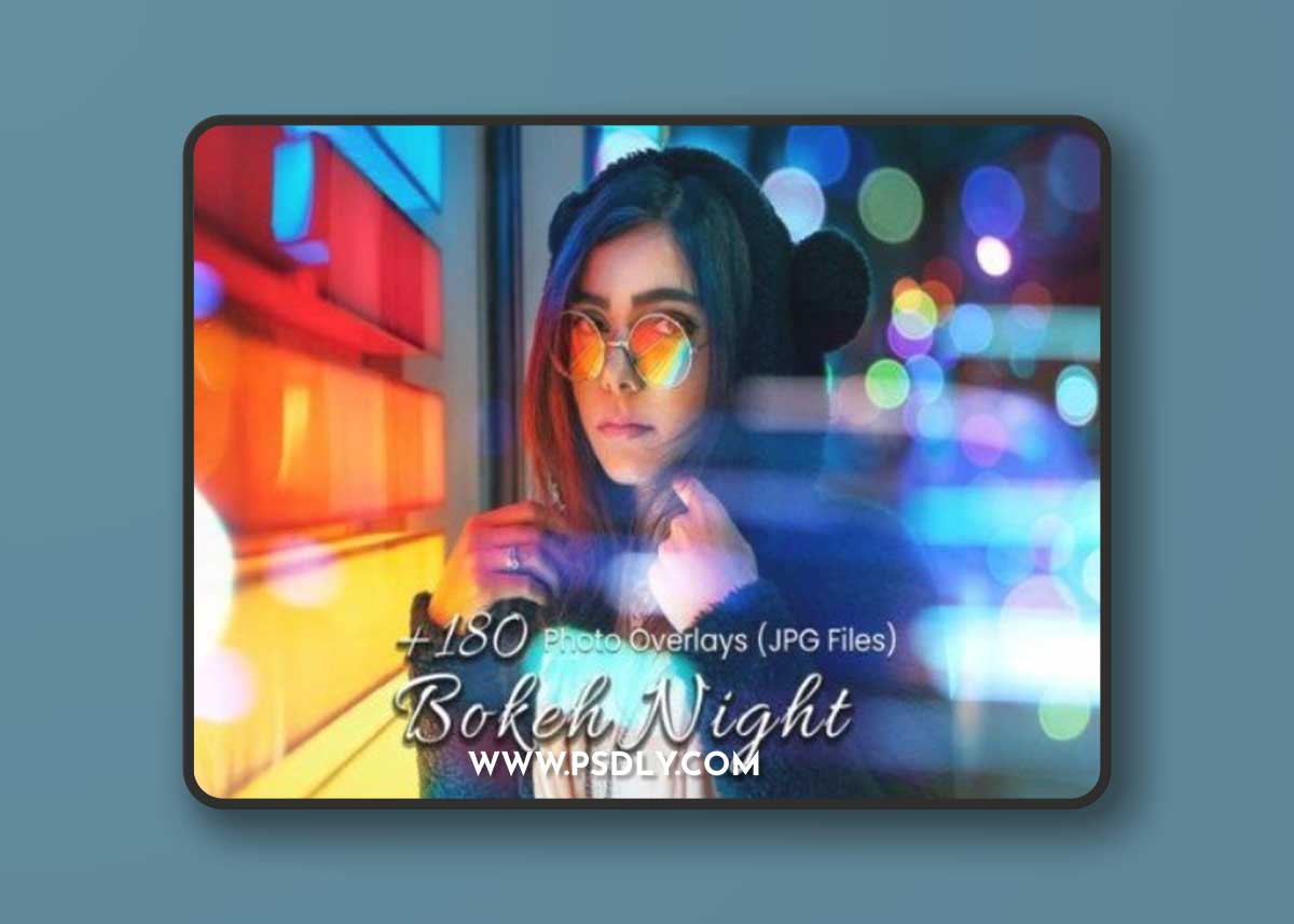 188 Bokeh Night Photo Overlays Bundle