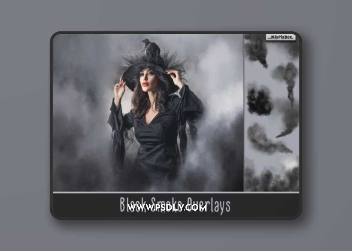 Black Smoke Overlays