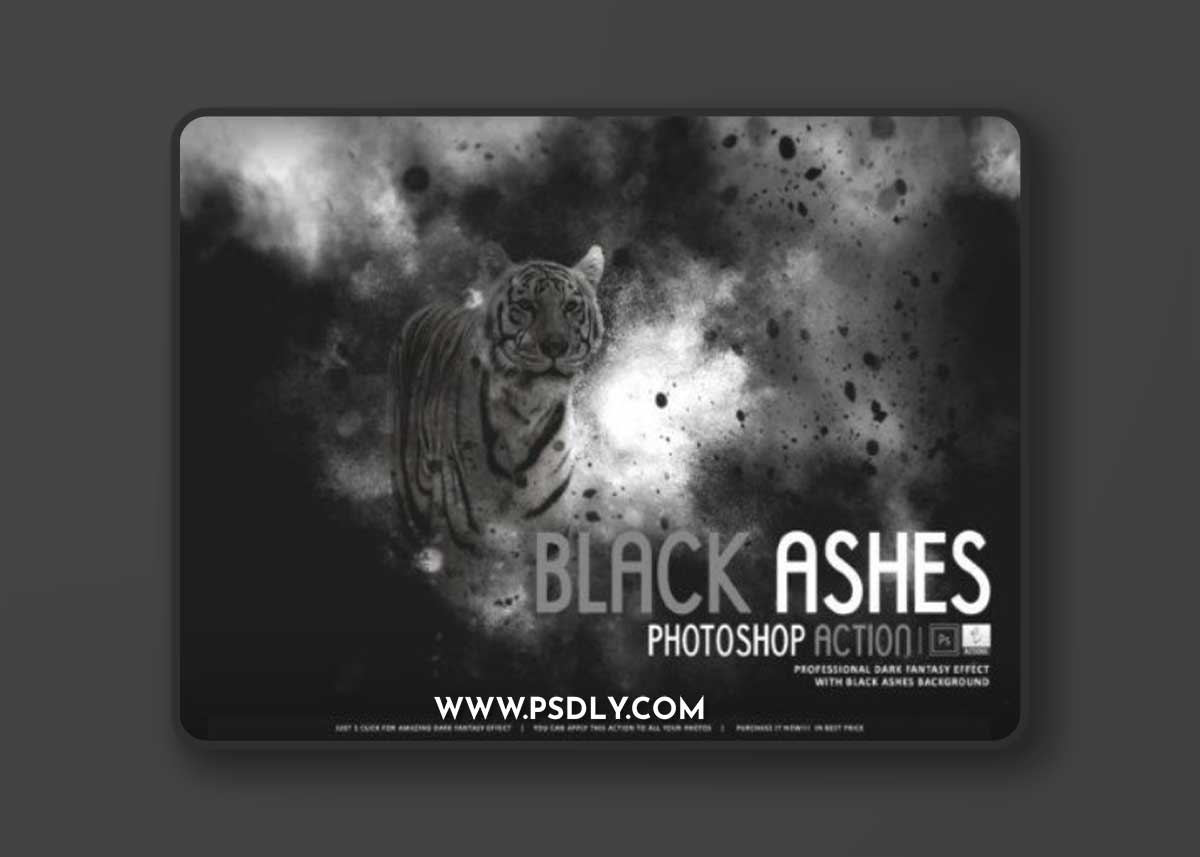 Black'Ashes Photoshop Action