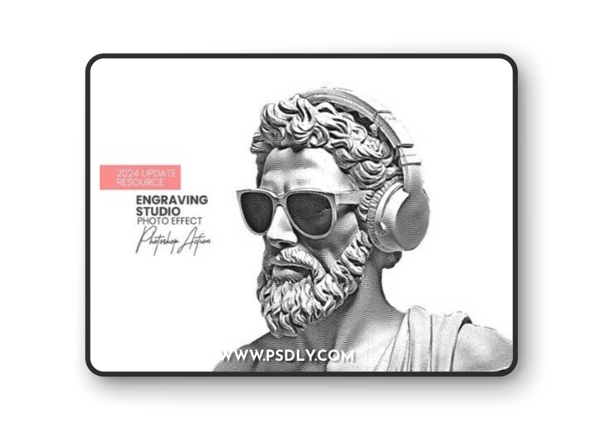 Engraving Studio Photoshop Action