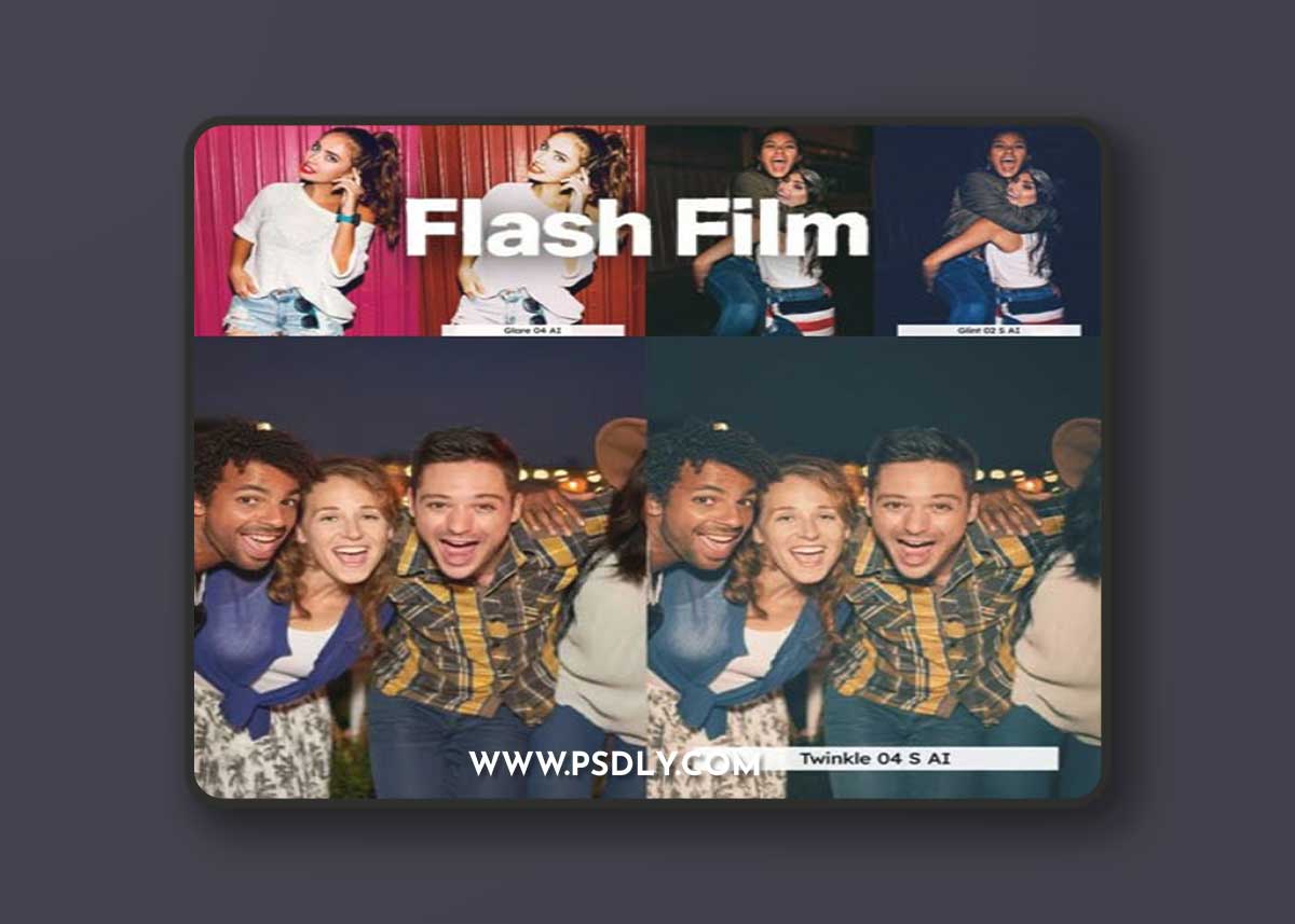 Flash Film - 20 Lightroom Presets & LUTs