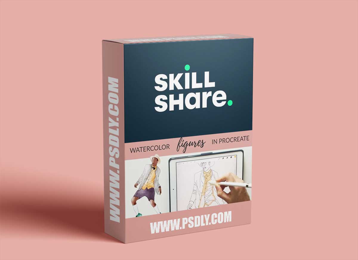 How to Create Watercolor Figures on Your iPad in Procreate + FREE Digital Watercolor Brushes