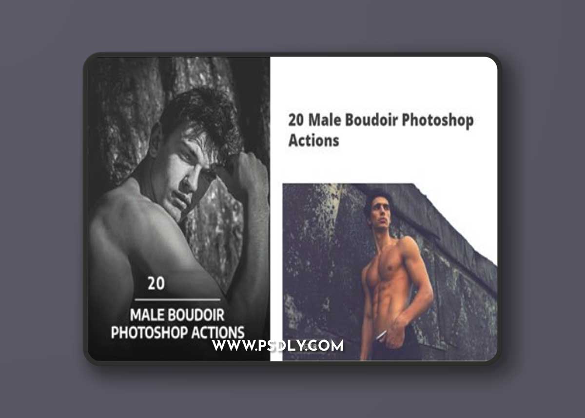 Male Portraits - Photoshop Boudoir Actions