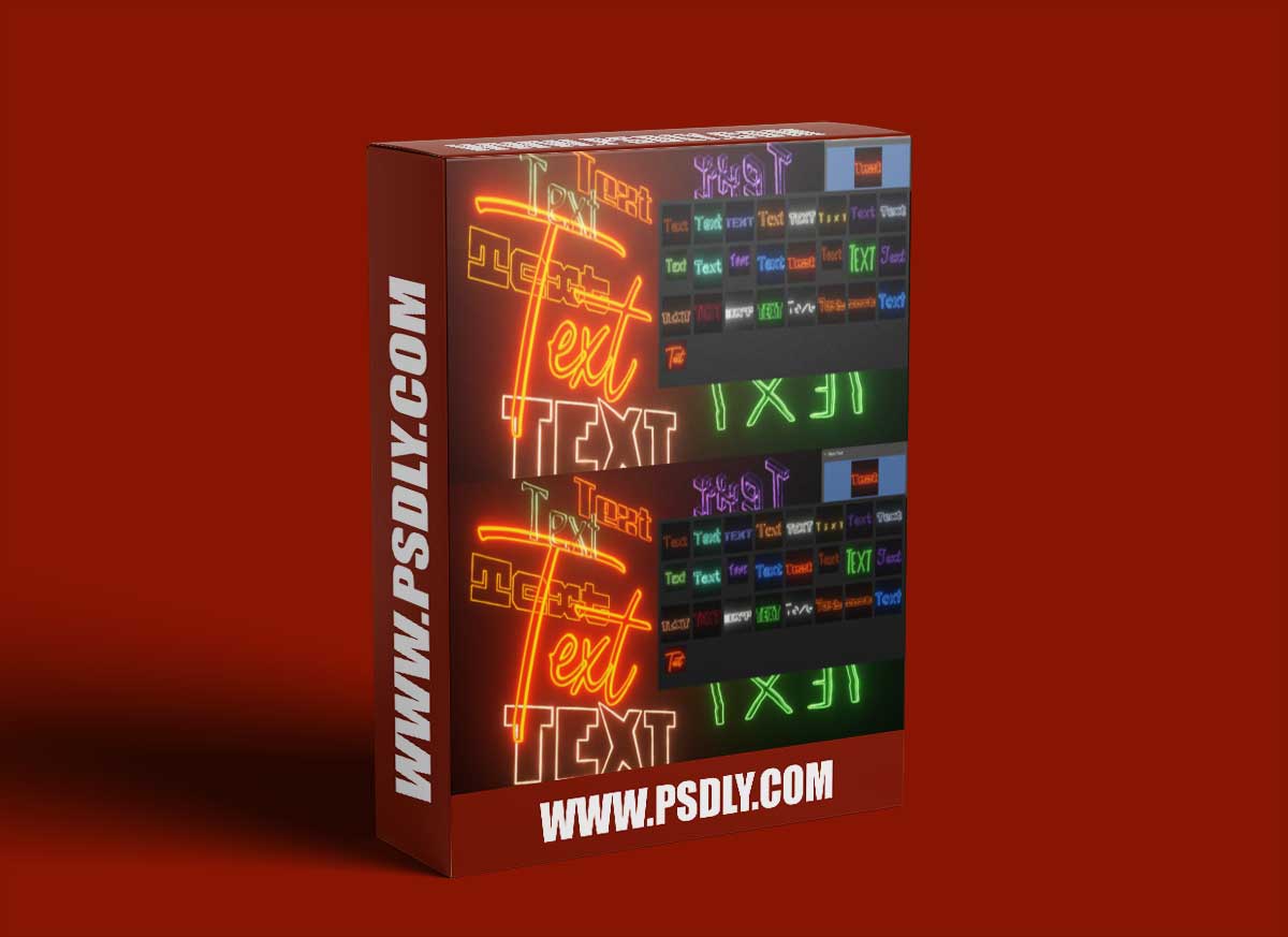 Neon Text Addon 1.0 for Blender