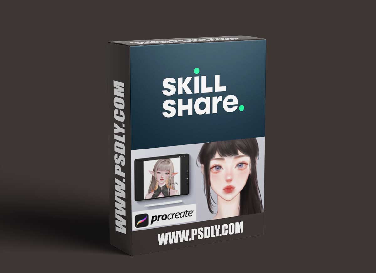 Painting beautiful girls using Procreate app