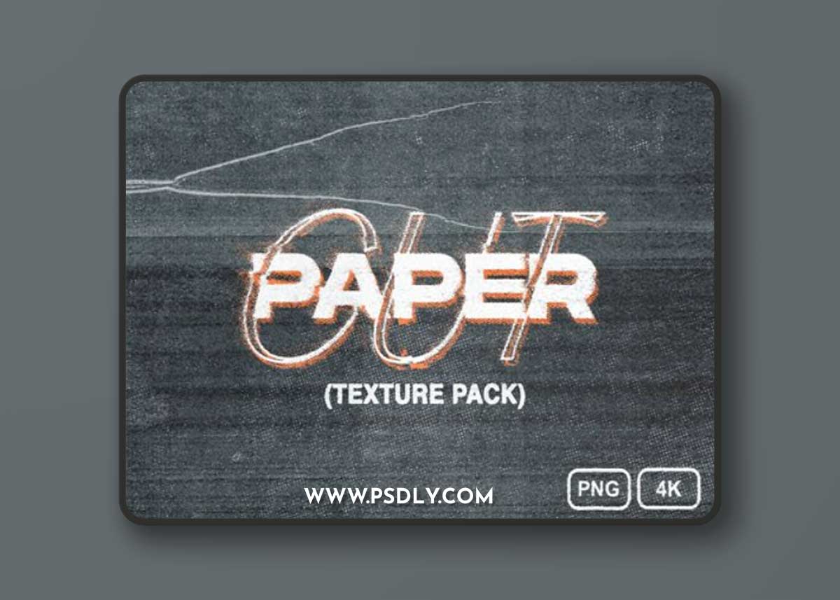 Papercut Textures & Overlays Pack