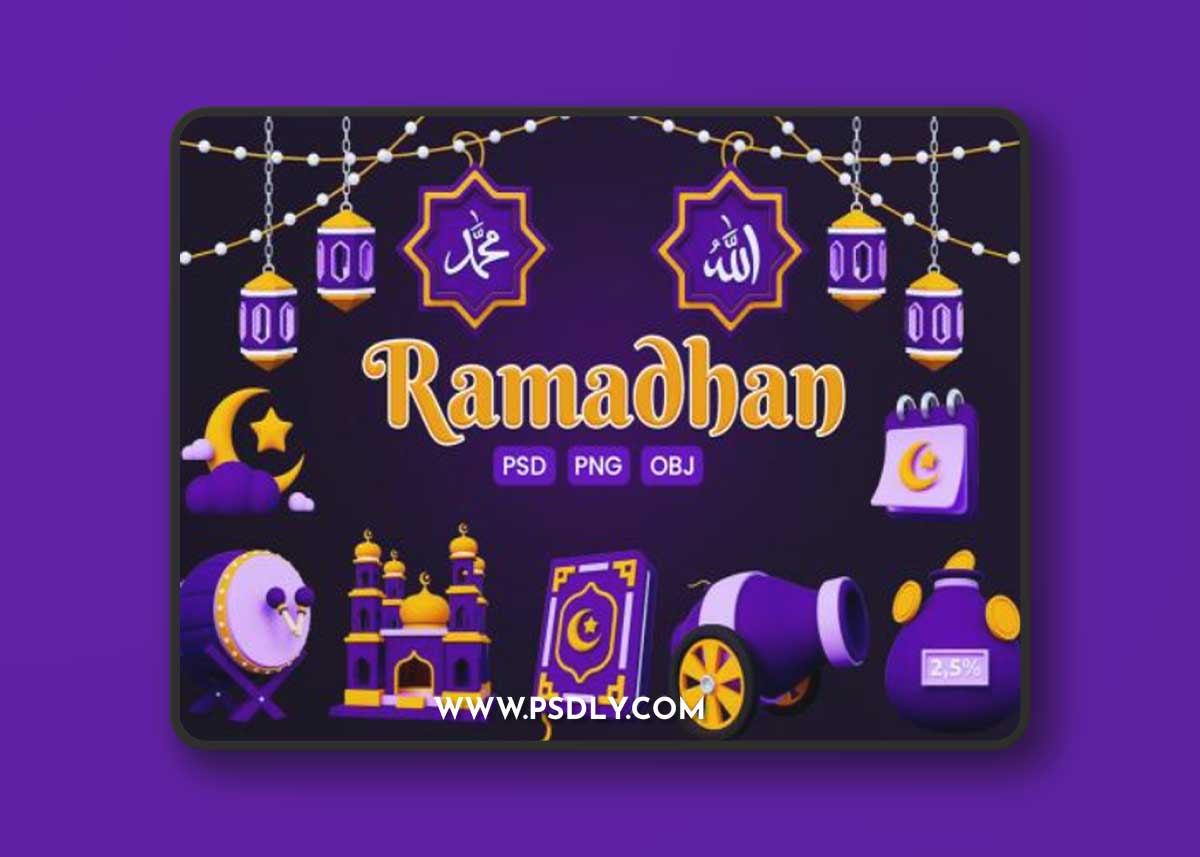 Ramadan 3D Icon