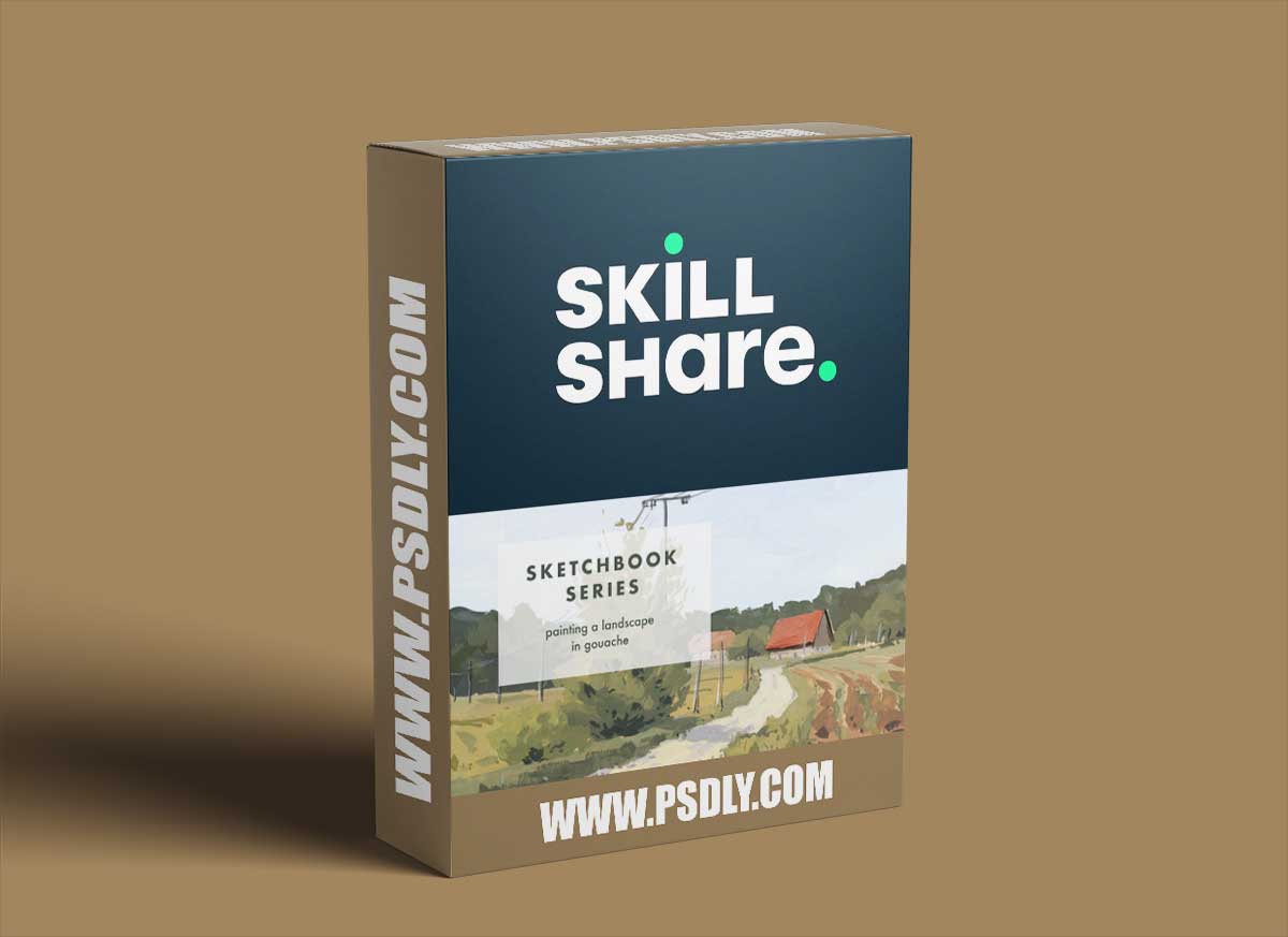 Sketchbook Series: Painting a landscape in gouache