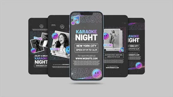 Videohive Karaoke Party Instagram Reel 51091933