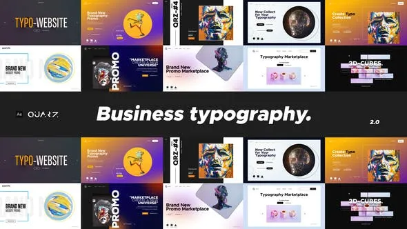 Videohive Website Promo Typography v2 51109326