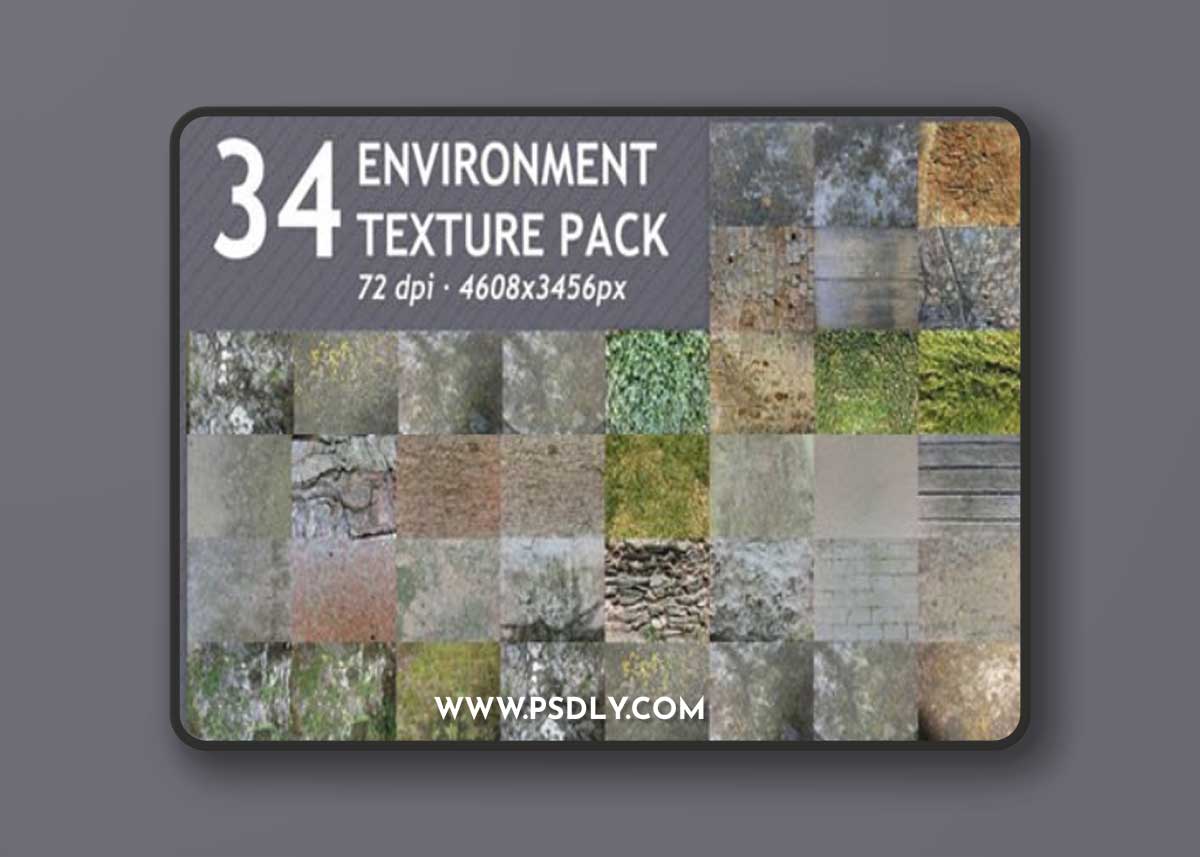 34 Environment Textures Pack