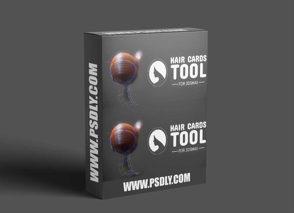 3ds MAX - Hair Cards Tool