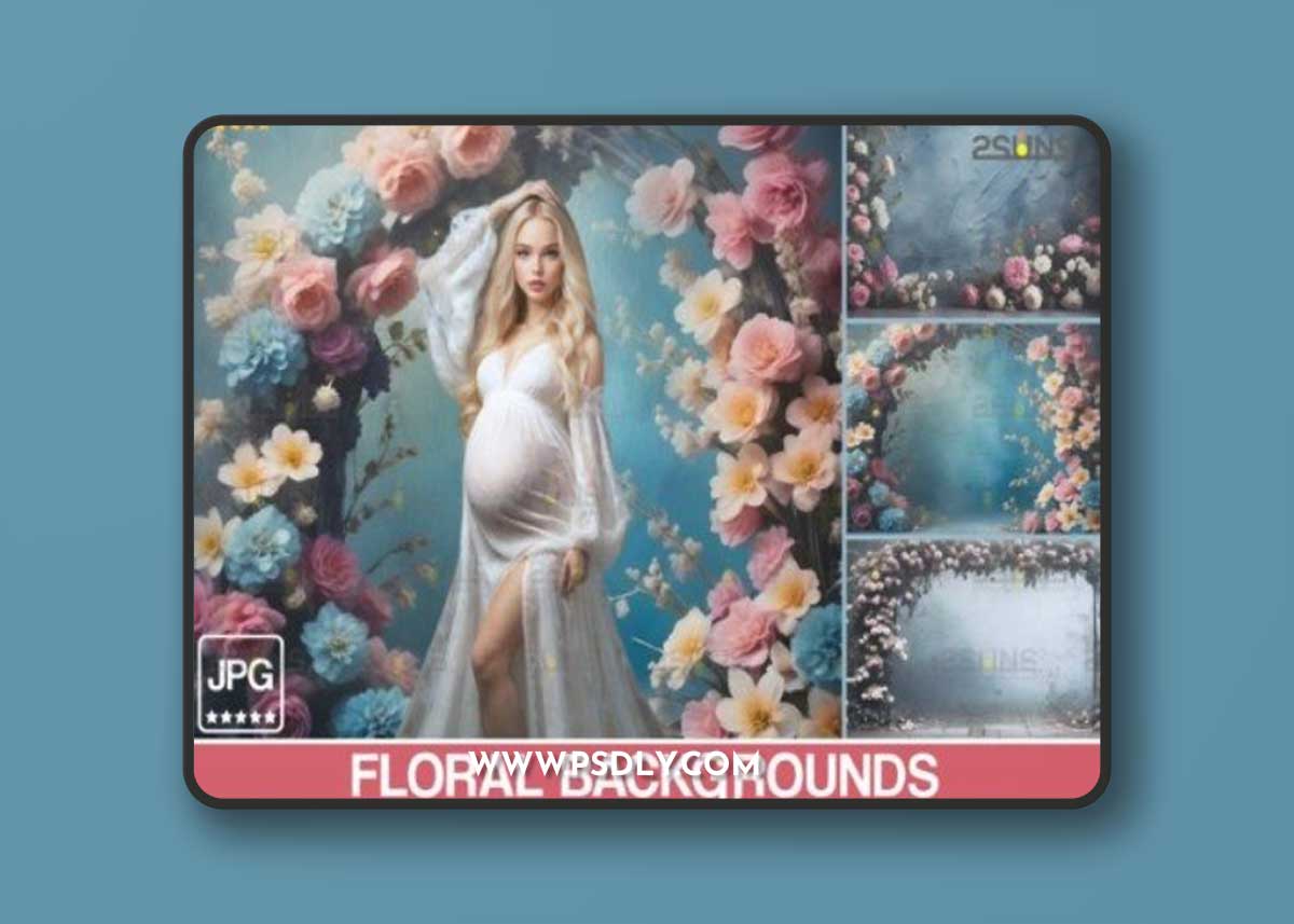 Floral Backgrounds, Maternity Backdrop