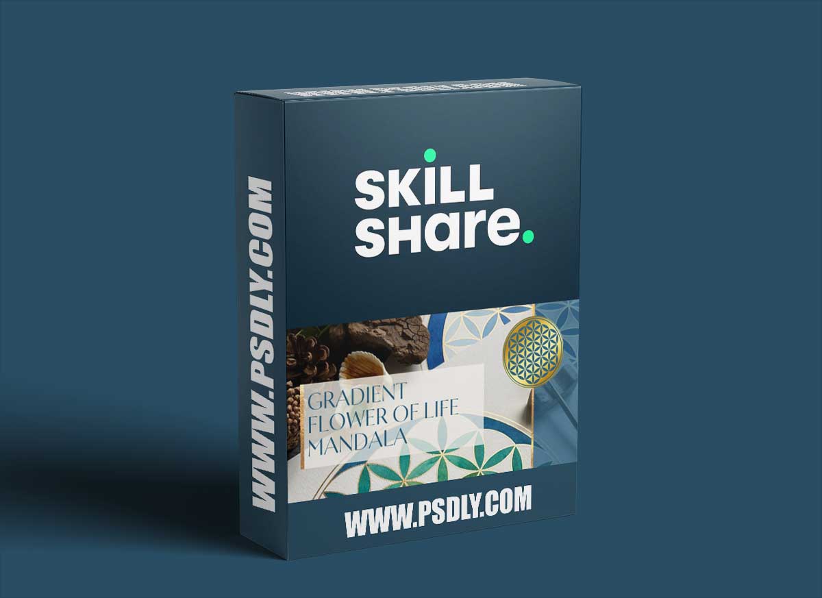 Geometric Art: Construct and Colour a Flower of Life Mandala With a Watercolour Gradient