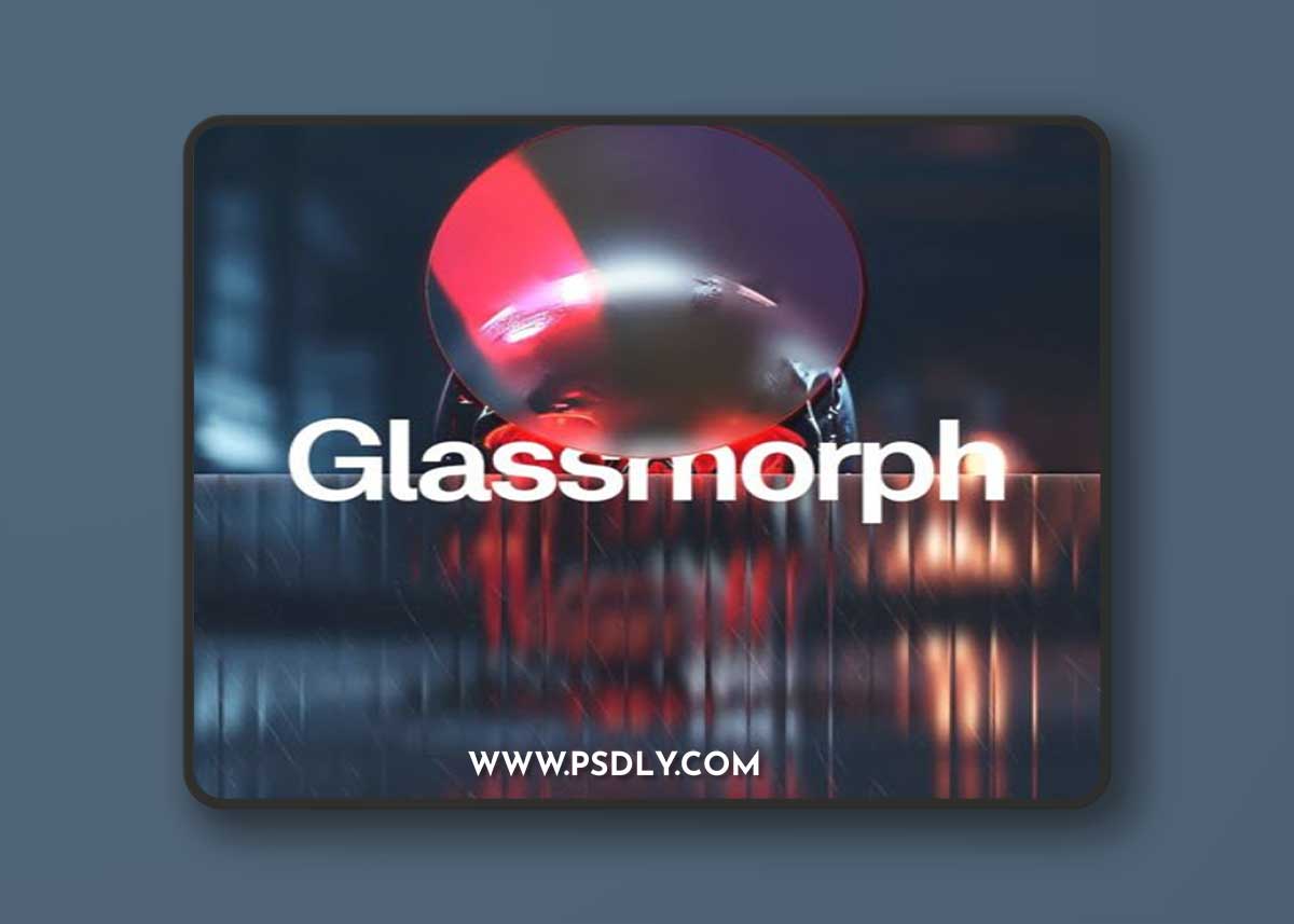 Glassmorph Action for Photoshop