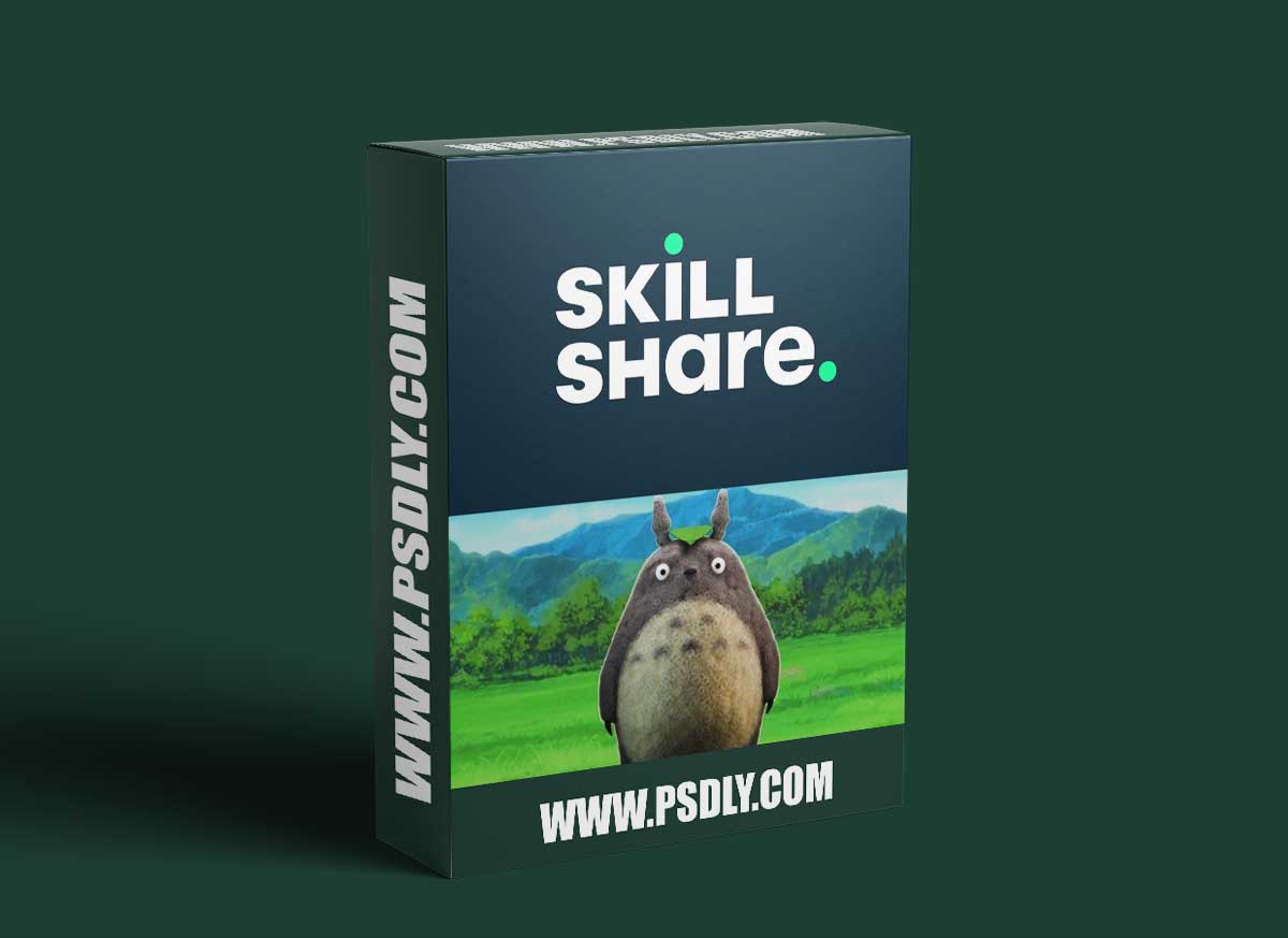 My neighbor Totoro in 3D Blender 4. Beginners Course