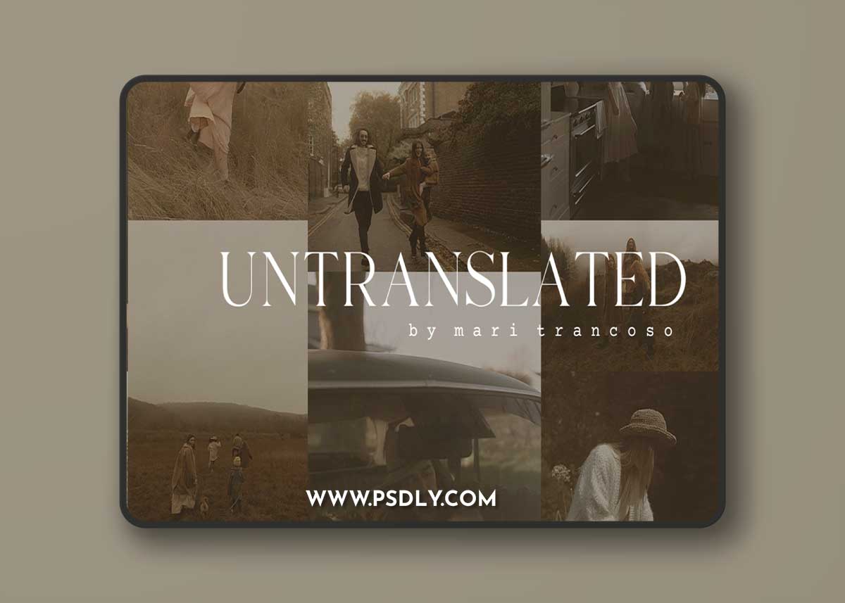 Untranslated Presets by Mari Trancoso