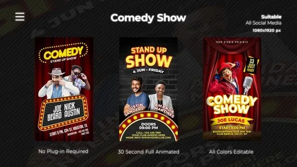 Videohive Comedy Show Instagram Reels 51906216