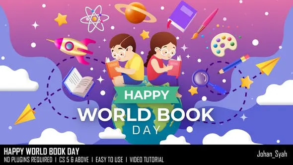 Videohive Happy World Book Day 51912769