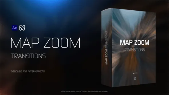 Videohive Map Zoom Transitions 51779290