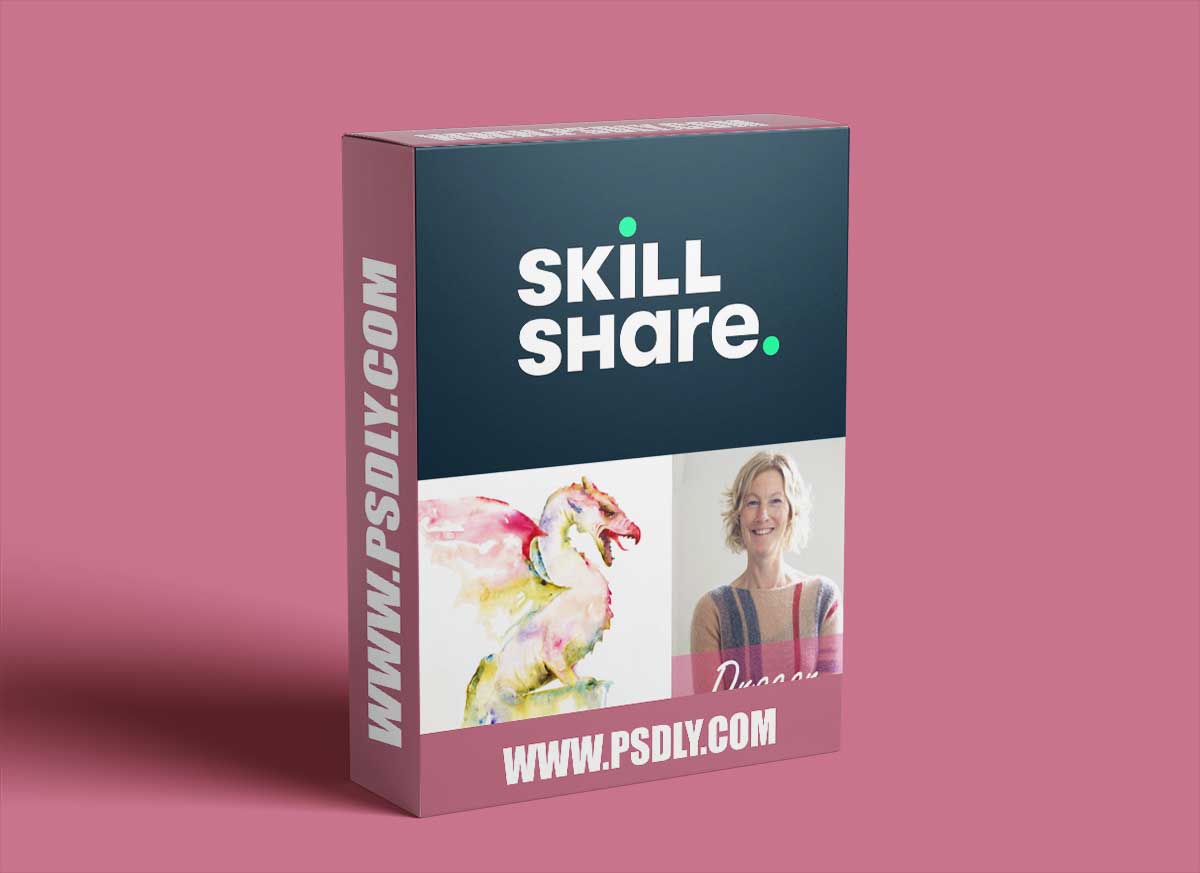 Dragon. A Free-Flow Watercolour Masterclass with Jane Davies