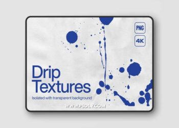 Drip Textures Pack for Photoshop