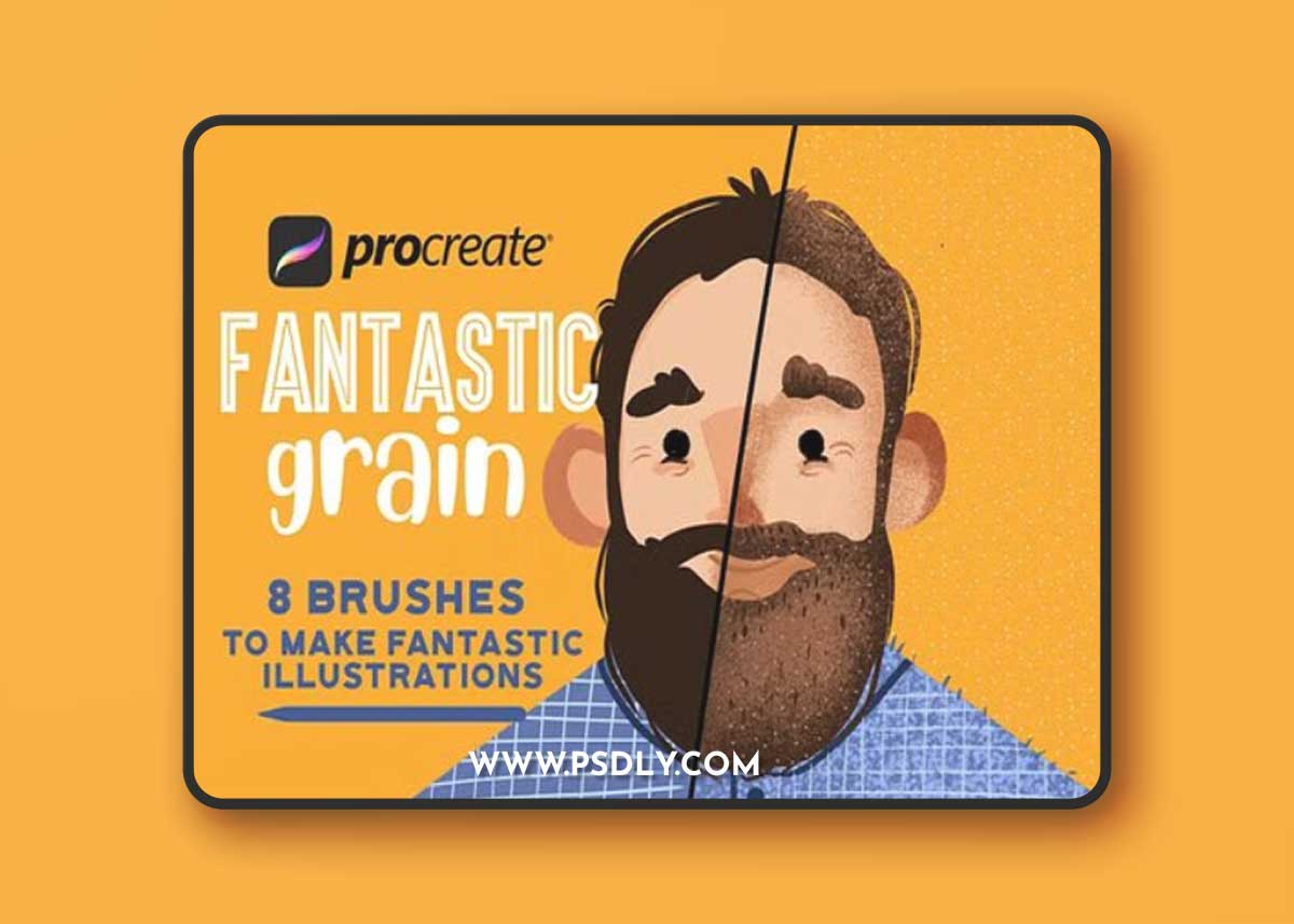 Fantastic Grain Brushes for Procreate