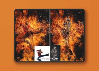 Fire Photoshop Action