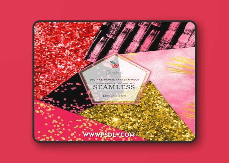 Glittering Seamless Patterns Pack 1 Glittering Seamless Patterns Pack