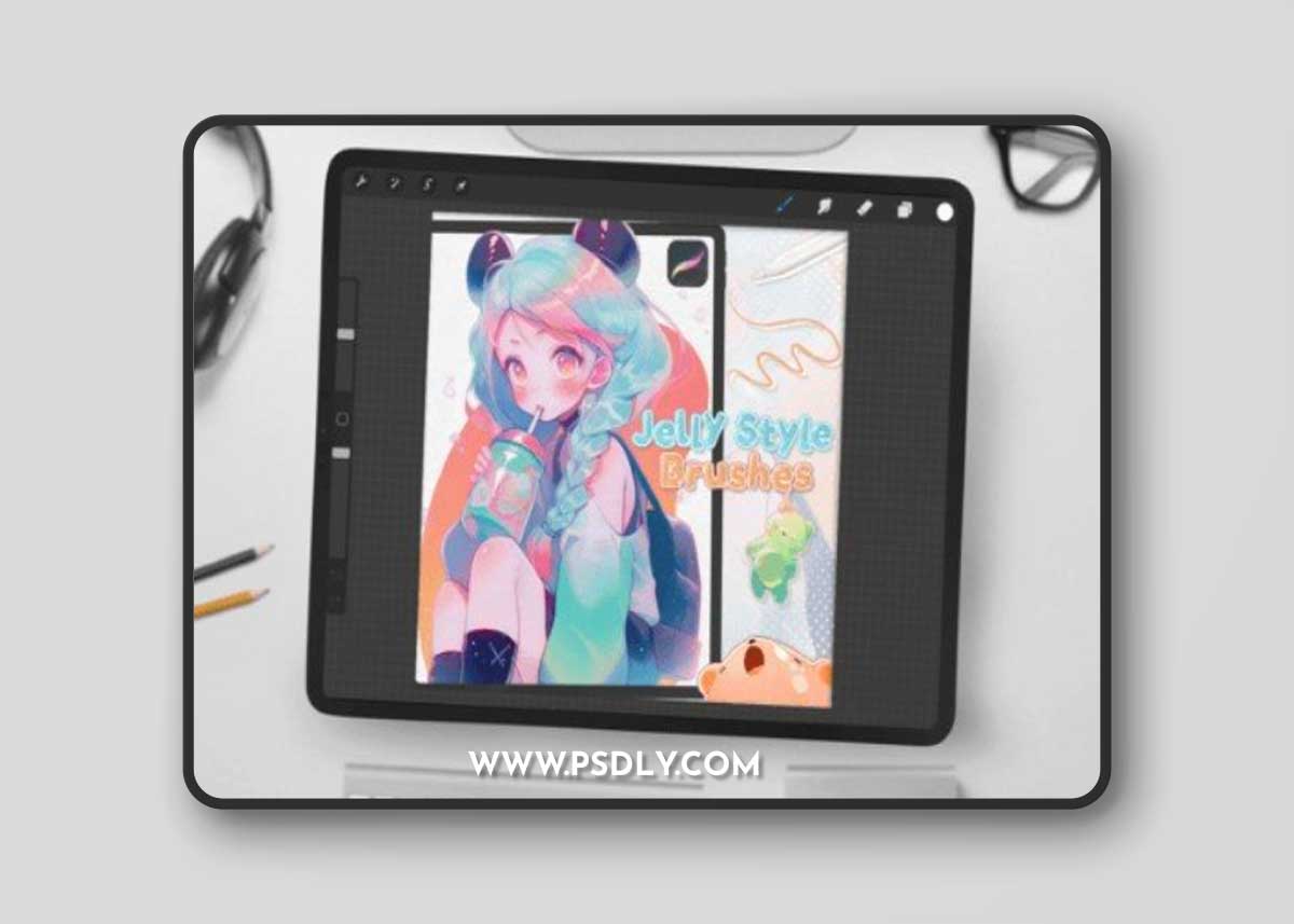 Jelly Style Brushes for Procreate