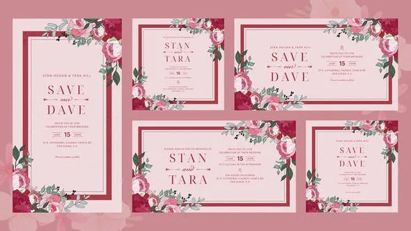 Videohive Bouquet Wedding Invitation 52444571 1 Videohive Bouquet Wedding Invitation 52444571