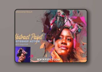 Abstract Paint Photoshop Action