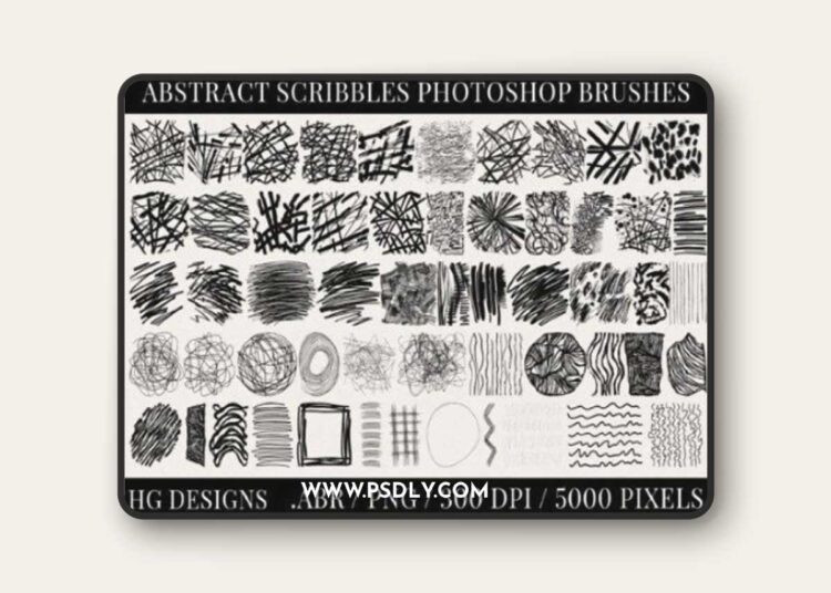 Abstract Scribbles Photoshop Brushes 1 Abstract Scribbles Photoshop Brushes