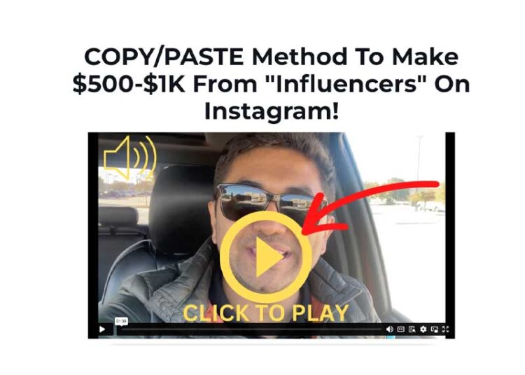 COPY/PASTE Method To Make $500-$1K From (Influencers) On Instagram 1 COPY/PASTE Method To Make $500-$1K From (Influencers) On Instagram