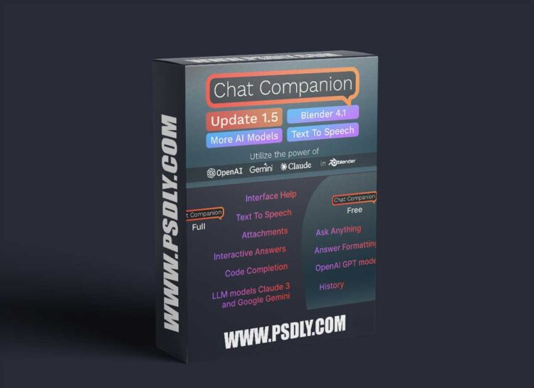Chat Companion v1.5.2 for Blender 1 Chat Companion v1.5.2 for Blender