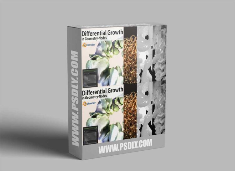 Differential Growth (Blender Geometry-Nodes) for Blender 3.6 - 4.1 1 Differential Growth (Blender Geometry-Nodes) for Blender 3.6 - 4.1